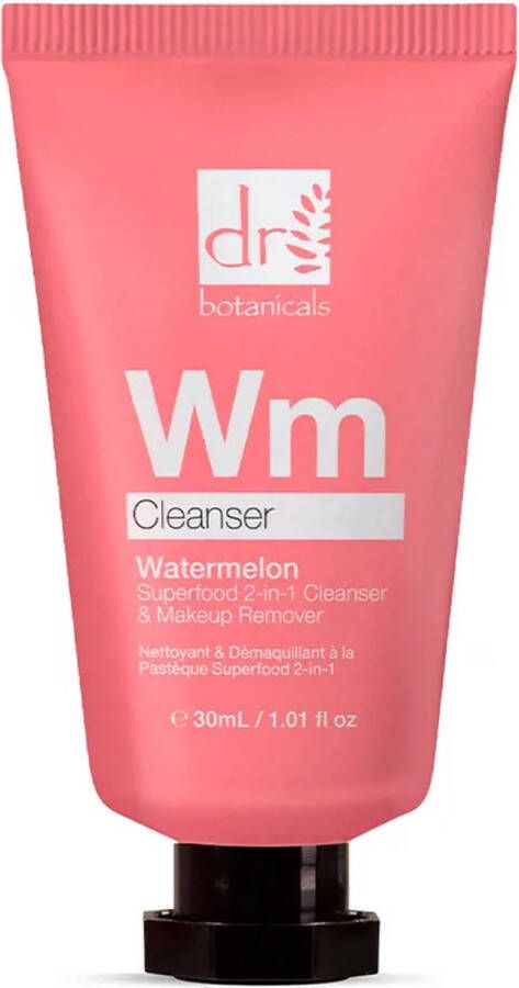 Dr. Botanicals Watermelon Superfood 2-in-1 Cleanser & Makeup Remover 30 Ml