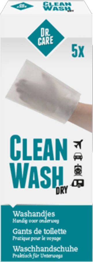 DR. Care Washandjes Clean Wash Droog Set 5 Dr Care 3411