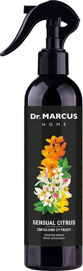 Dr. marcus Senso Home interieurspray Sensual Citrus 300 ml Geurspray ook geschikt voor textiel en in de auto Roomspray bloemig en fris