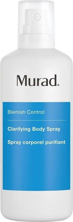 Dr Murad Clarifying Body Spray pakt bestaande puistjes onzuiverheden aan en helpt nieuwe break-outs te voorkomen