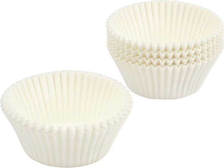 Dr. Oetker Baking Cups Wit pk 80 Cupcake Vormpjes
