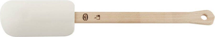 Dr. Oetker Deegschraper siliconen met houten steel 28 cm