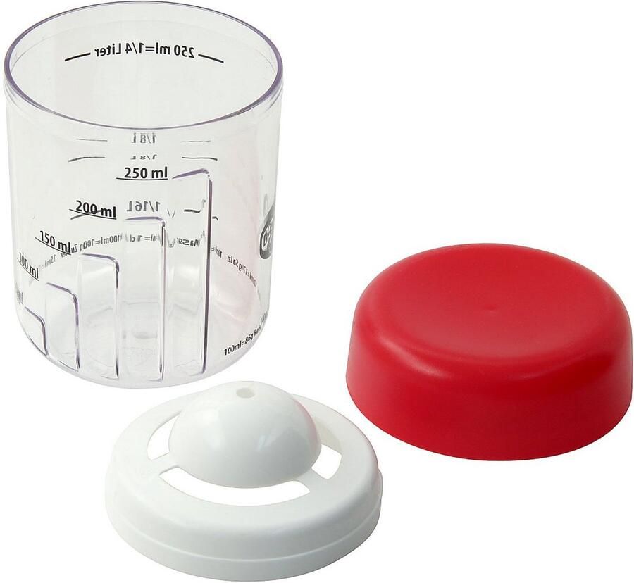 Dr. Oetker Maatbeker & Mixing Cup met Eischeider