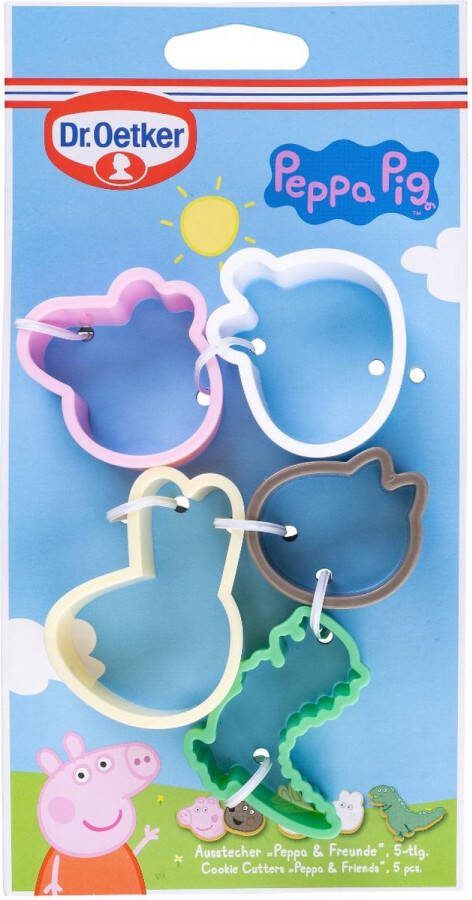 Dr. Oetker Peppa Pig & Friends Koekjes Uitstekers Set pc 5
