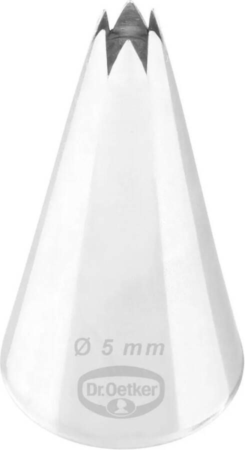 Dr. Oetker Spuitmondje voor Spuitzak Star 5 mm