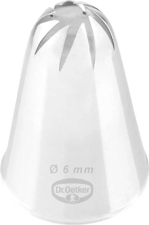 Dr. Oetker Spuitmondje voor Spuitzak Rozet 6 mm