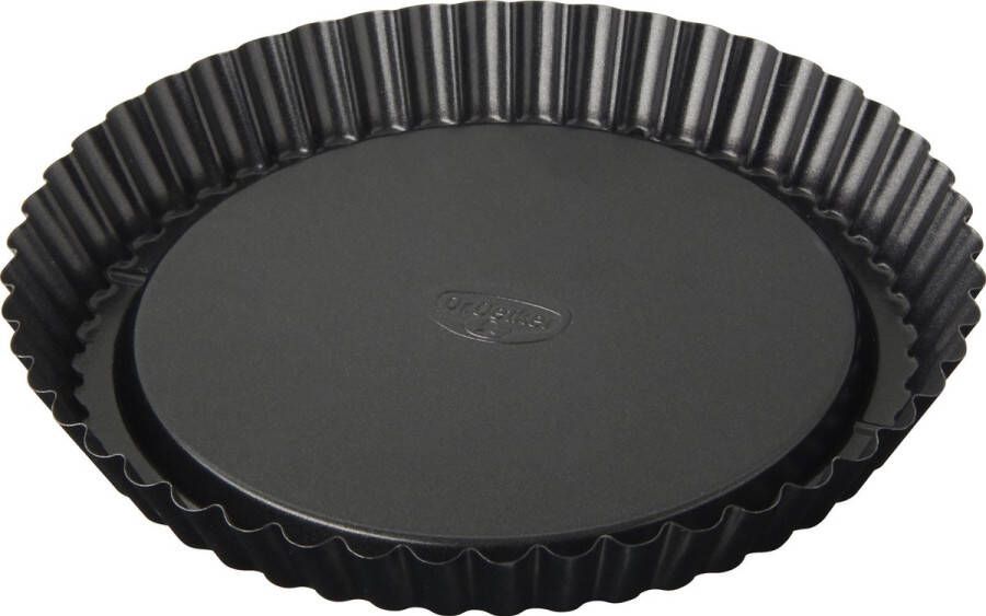 Dr. Oetker Tradition 22 cm Non-Stick Bakeware Flan Tin Black