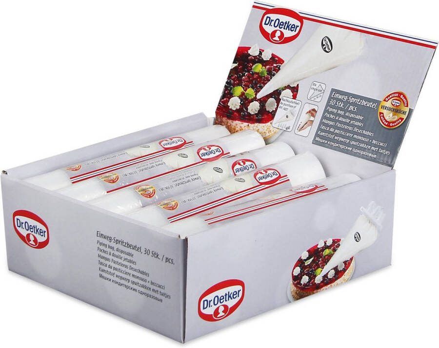 Dr. Oetker Wegwerpspuitzakken 35 cm Set 30
