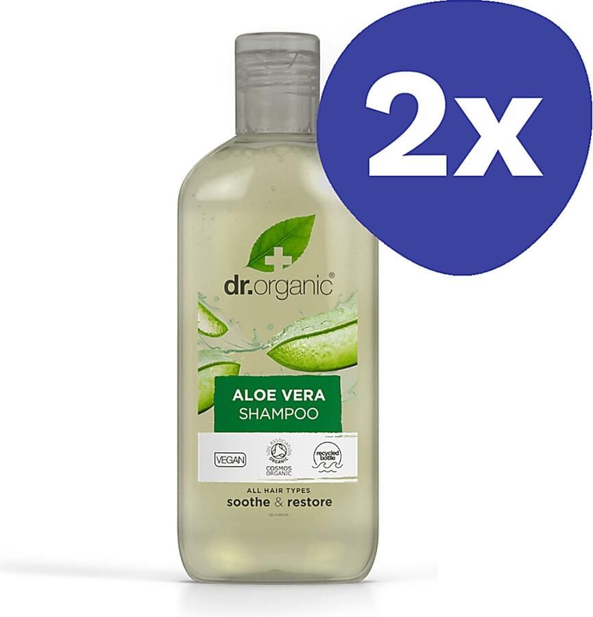 Dr Organic AloÃ Vera Shampoo (2x 265ml)