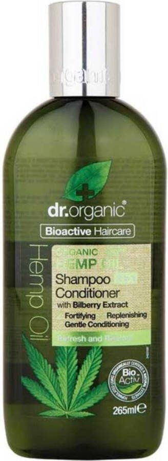 Dr Organic Hennep Olie 2 in 1 Shampoo & Conditioner (6x 265ml)
