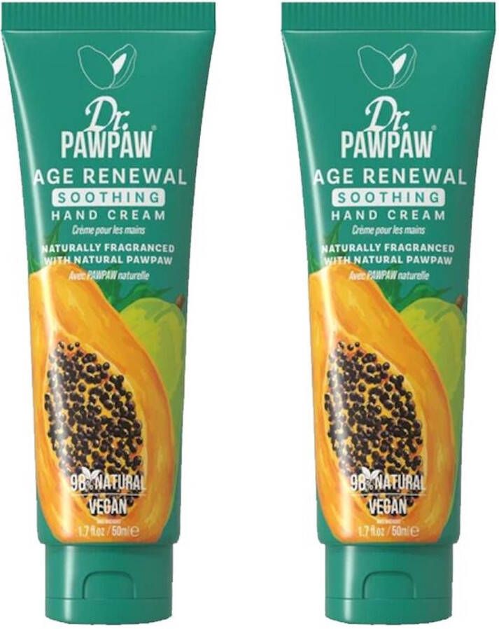 Dr. PAWPAW DR PAWPAW Hand Cream Naturally Fragranced 2 Pak