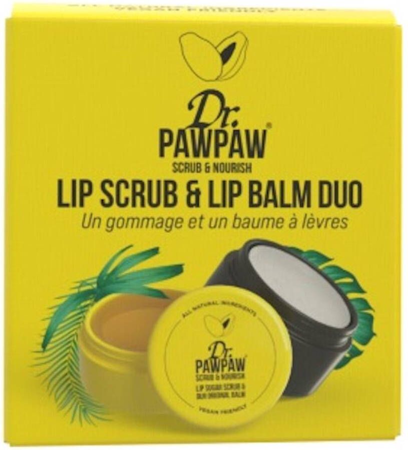 Dr. PAWPAW Dr PAWPAW Scrub & Nourish 2 in 1 Lip Sugar and Balm 16ml
