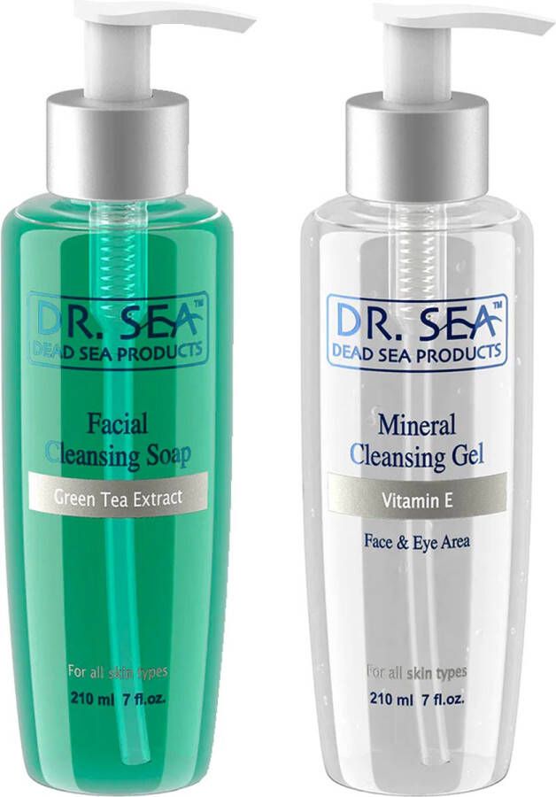 Dr.Sea Minerale reinigingsgel Make-up remover & Gezichtsreinigingsgel met groene thee extract