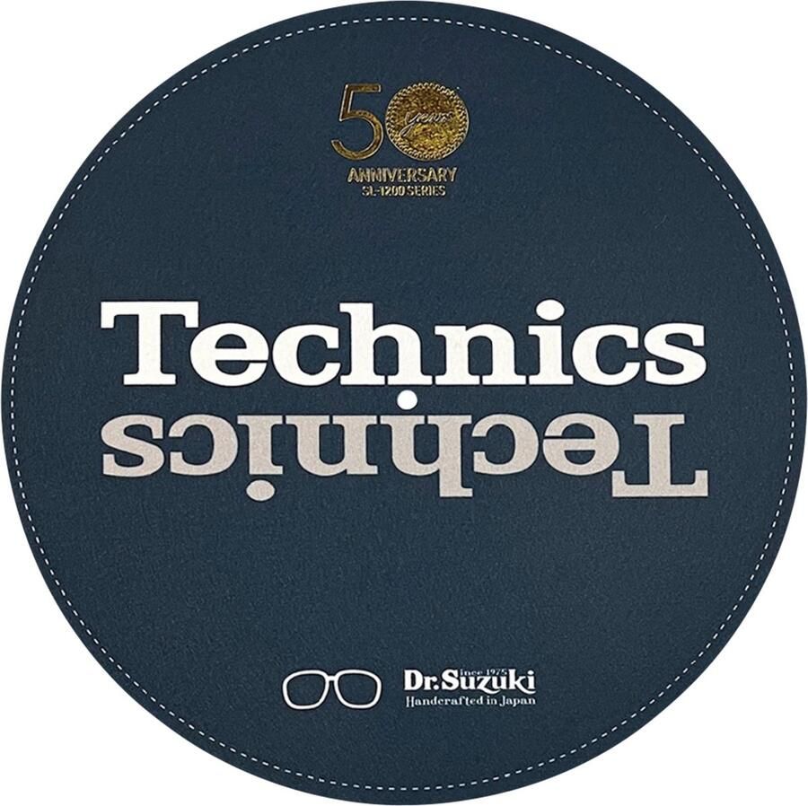 Dr. Suzuki X Technics 12 50th Limited Edition blue Slipmat voor platenspeler