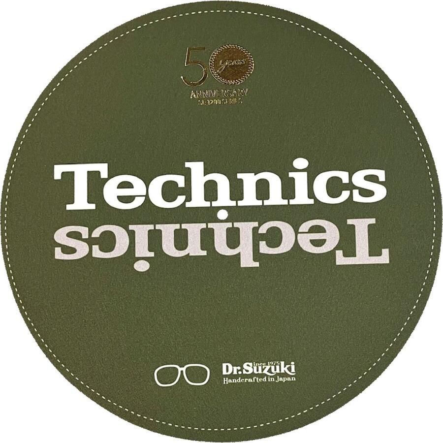 Dr. Suzuki X Technics 12 50th Limited Edition green Slipmat voor platenspeler