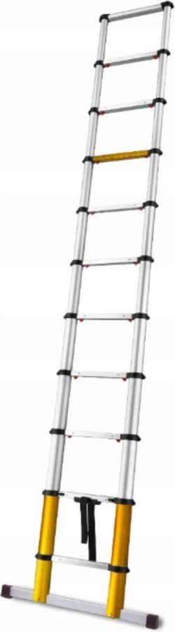DRABEST Telescoopladder MAX 11 treden 3 25 meter 11 15 kg