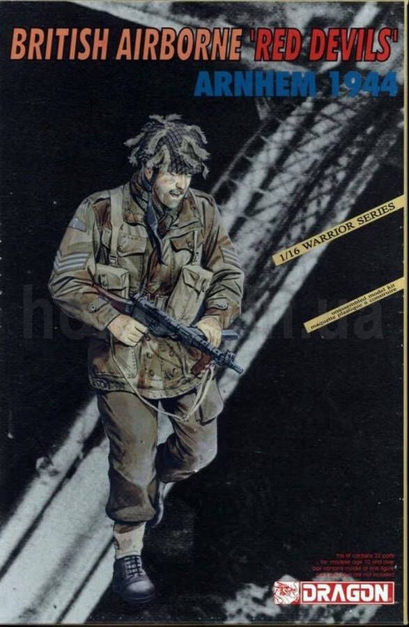 Dragon 1:16 1606 British Airborne Red Devils Arnhem 1944 Figuur Plastic Modelbouwpakket