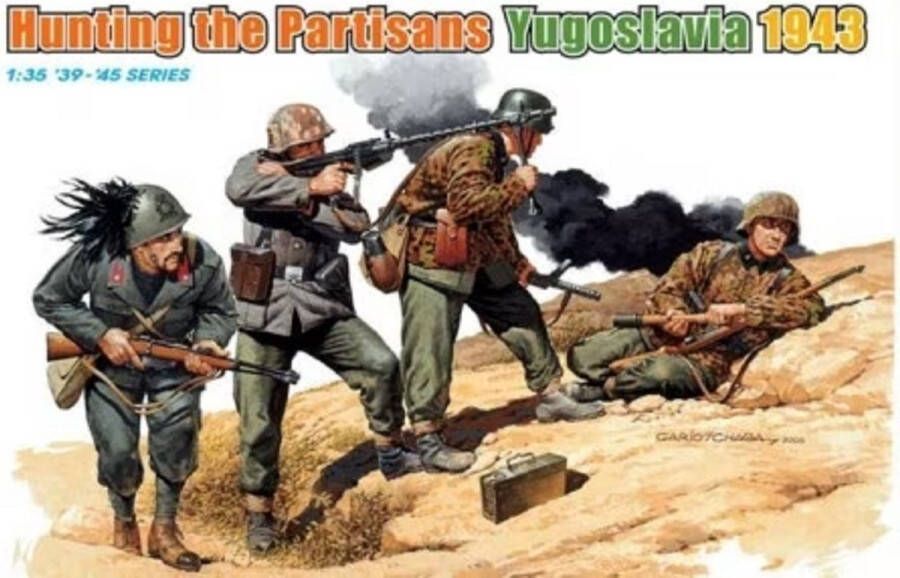 Dragon 1:35 6491 Hunting the Partisans Yugoslavia 1943 Plastic Modelbouwpakket