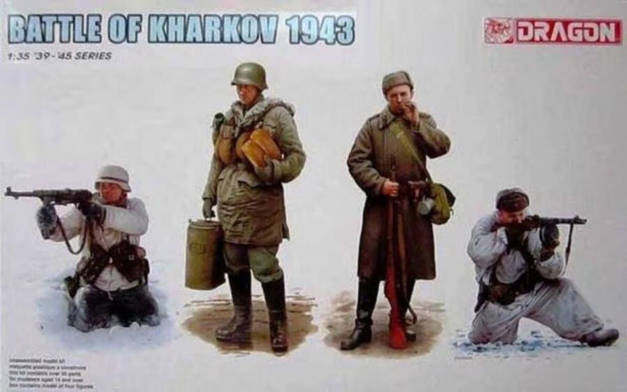 Dragon 1:35 6782 Battle of Kharkov 1943 Figuren Plastic Modelbouwpakket