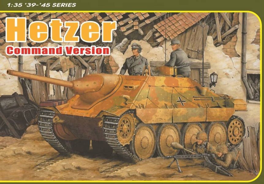 Dragon 1:35 6993 Hetzer Tank Command Version Plastic Modelbouwpakket