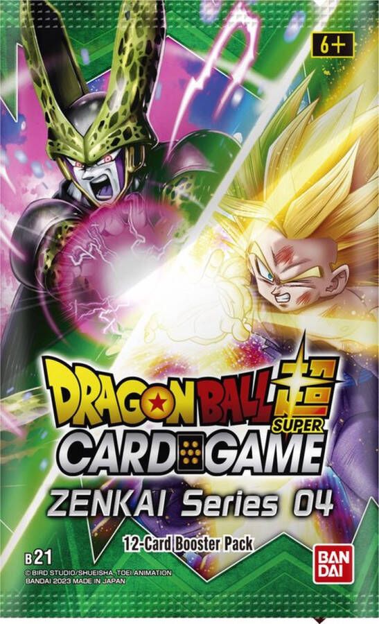 Dragon Ball Z Dragon Ball SCG Z04 Zenkai Set 04 Sleeved Booster Trading Cards