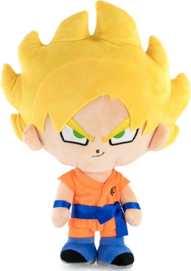 Dragon Ball Z Super Saiyan Goku Pluche Knuffel 26 cm {Dragon Ball Anime Plush Toy Speelgoed Knuffelpop voor kinderen jongens meisjes Goku Vegeta Beerus Majin Buu Piccolo Shenron}