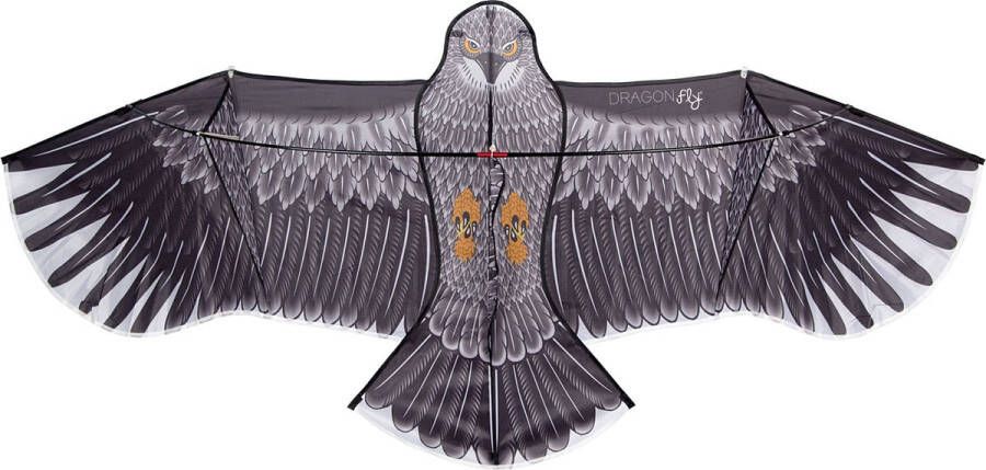 GearWulf.nl Dragon Fly vlieger Eagle grijs 180 x 80 cm