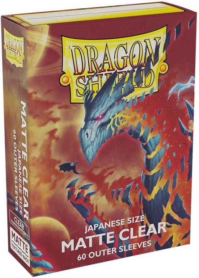 Dragon Shield TCG Sleeves Matte Outer Clear (Japanese Size) SLEEVES