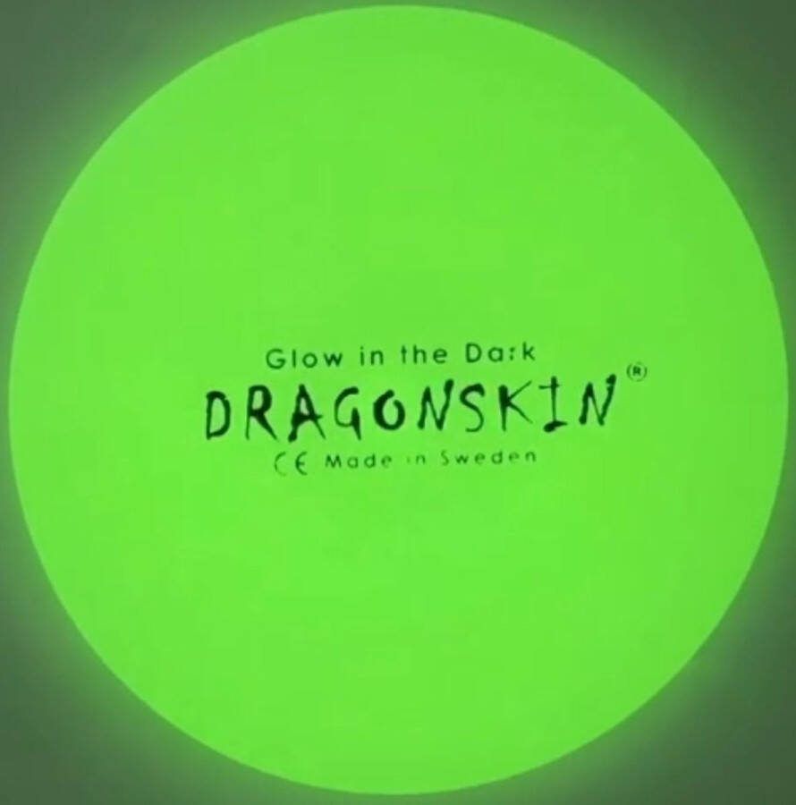 Dragonskin Foam Frisbee Glow in the Dark Ø24cm