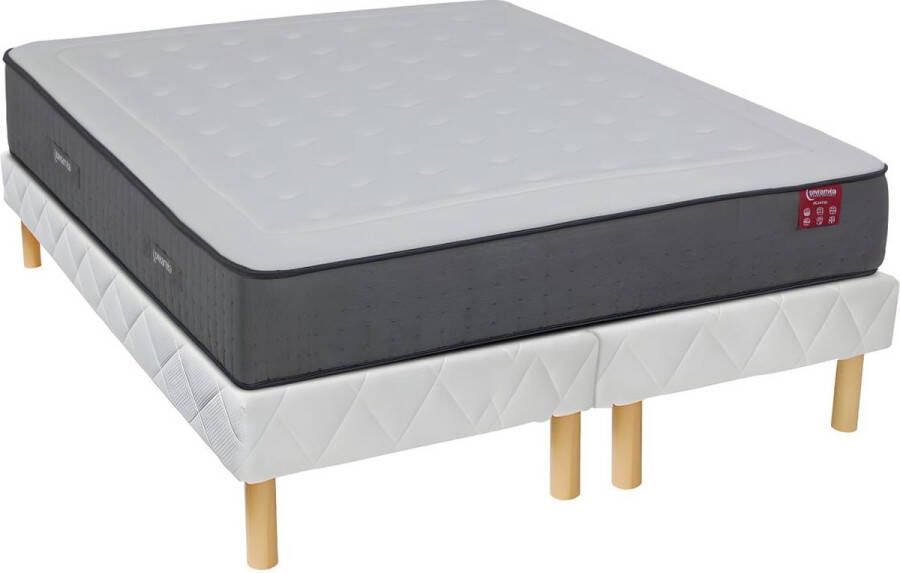 Dreame A Set bedbodem + matras met pocketveren en vormgeheugen ATLANTIDE van A 27 cm dik 200 x 200 cm L 200 cm x H 30 cm x D 200 cm