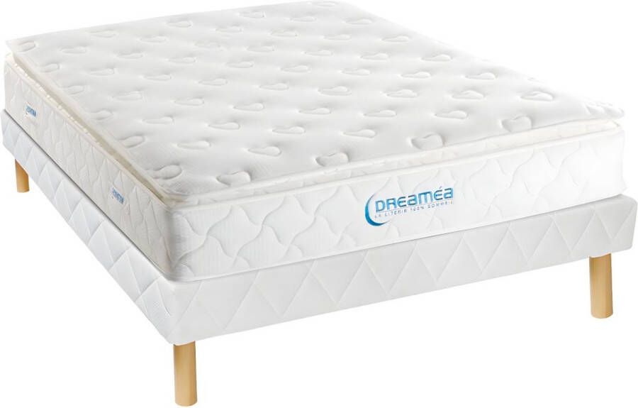 Dreame A Set bedbodem + matras pocketveren en geïntegreerd dekmatras AMERICAN DREAM van A 140 x 190 cm L 190 cm x H 28 cm x D 140 cm