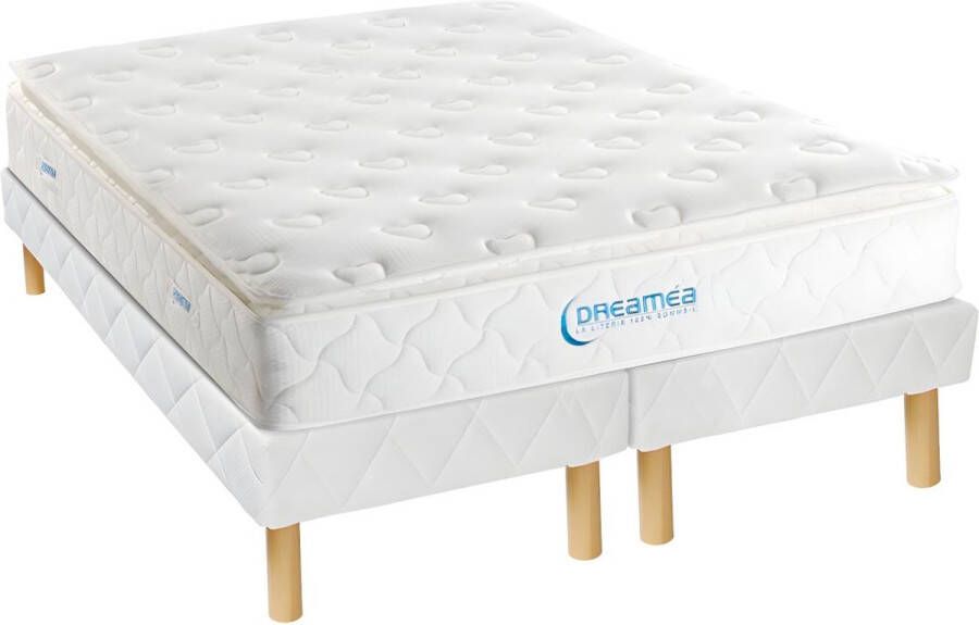 Dreame A Set bedbodem + matras pocketveren en geïntegreerd dekmatras AMERICAN DREAM van A 180 x 200 cm L 200 cm x H 28 cm x D 180 cm