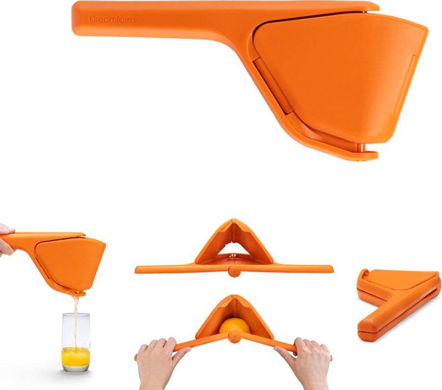 Dreamfarm Fluicer Sinaasappelpers Polypropyleen Oranje