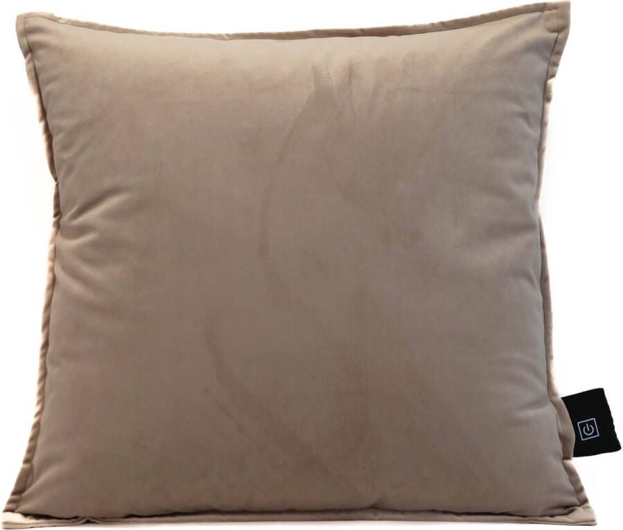 DreamGoodsAR DreamGoods Warmtekussen 45x45cm Inclusief Powerbank Elektrisch Verwarmingskussen Warmtekussen Oplaadbaar 3 Warmtestanden Draadloos Duurzaam & Infrarood