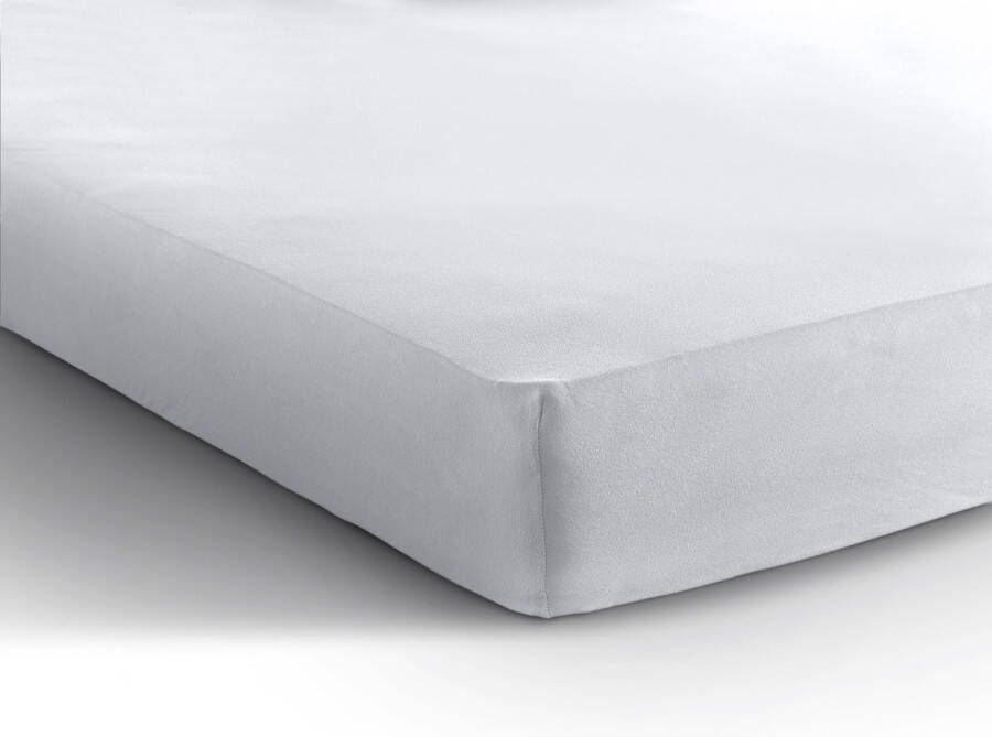 Dreamhouse Boxspring Hoeslaken Dubbel Jersey Stretch Tweepersoons 220 grams 140x200 220 Wit