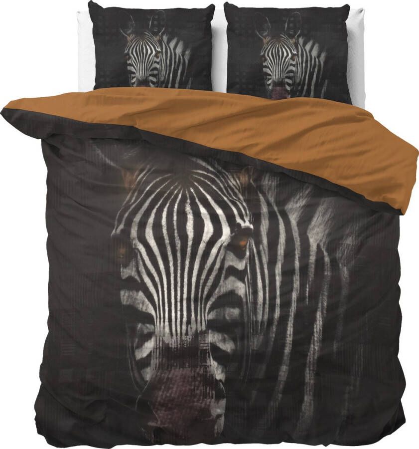 Dreamhouse Zebra Mansion Dekbedovertrek 200x200 220 + 2 kussenslopen 60x70 Zwart Tweepersoons