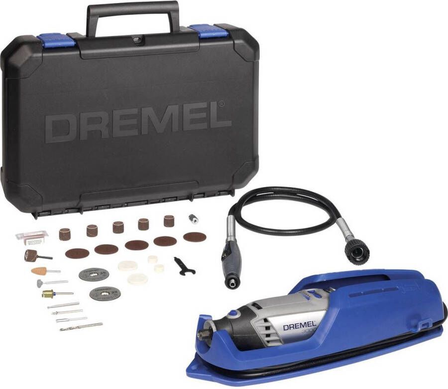 Dremel 3000 Multitool Roterend op snoer 130 W Met 25 accessoires en koffer - Foto 2
