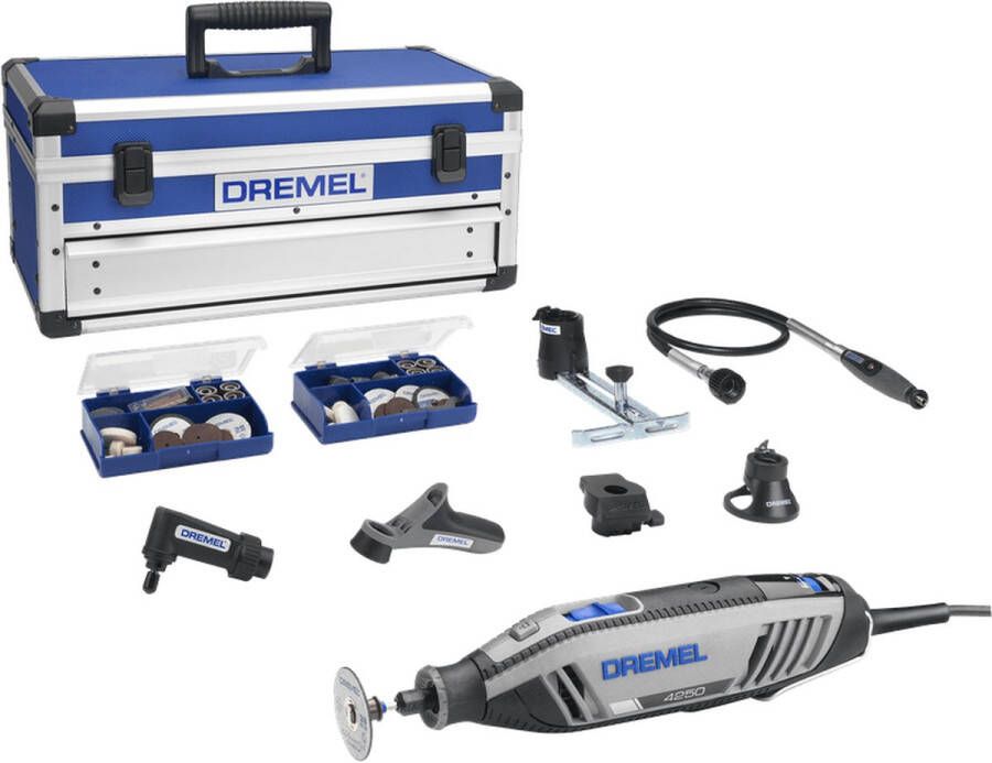 Dremel 4250 multitool Platinum editie 175 W Incl. 128 accessoires en 6 hulpstukken