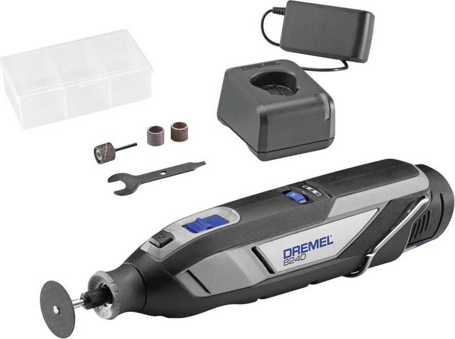 Dremel 8240-5 Multitool Inclusief 12 V (2.0 Ah) Li-Ion accu 5 accessoires en lader