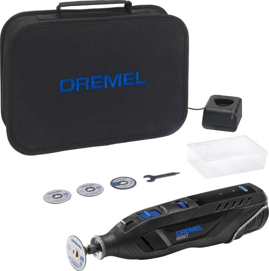 Dremel 8260 Multitool Met accu en lader Incl. accessoires