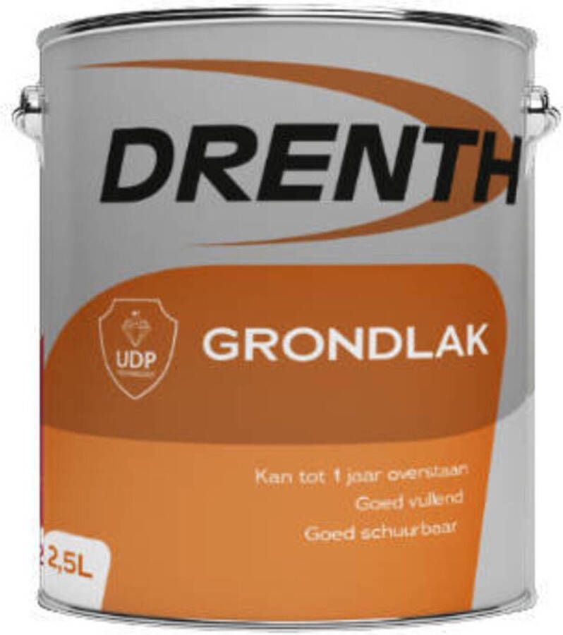 Drenth Favorit Drenth Grondlak Grondverf Dekkend Buiten Terpentine basis Halfglans Wit