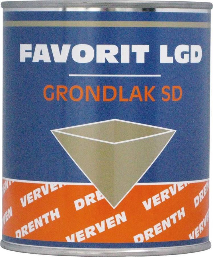 Drenth Favorit Drenth Grondlak Sd Grondverf Dekkend Buiten Terpentine basis Mat Wit