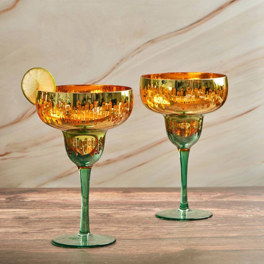 DRH Collection set van 2 Fiesta Margarita cocktailglazen 50cl