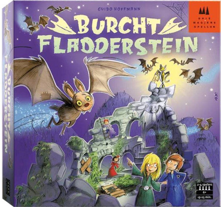 Drie Magiers Spellen Burcht Fladderstein Bordspel