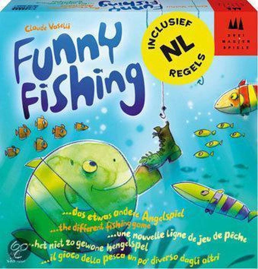 Drie Magiers Spellen Funny Fishing