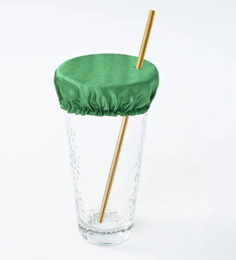 Drinksafe Festival Drink Cover Scrunchie Nightcap Drank Cover Haarwokkel Drink Cover Anti Drogeer Deksel Bescherming tegen Drugs Insecten bescherming Beker Uitgaan