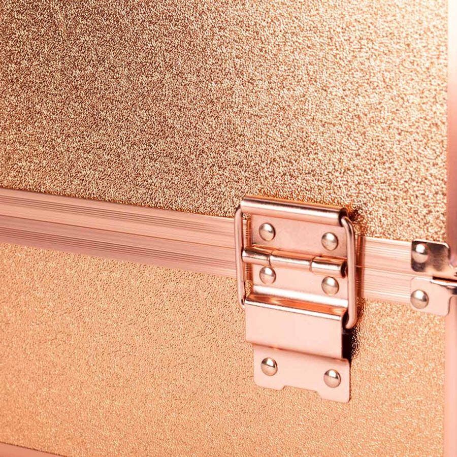 DRM Makeup Koffer Rose Gold Maat M K105-7H #13
