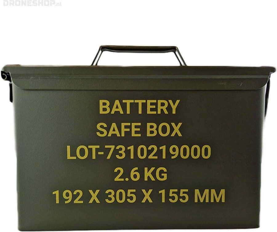 Droneshop.nl Battery Safe Box Munitiekist Leger