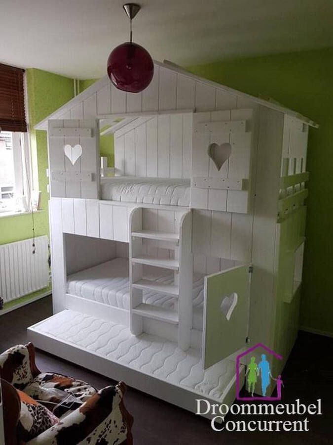 Droommeubel Concurrent Boomhut bed Senna | Logeerlade | Stapelbed | Kinderbed