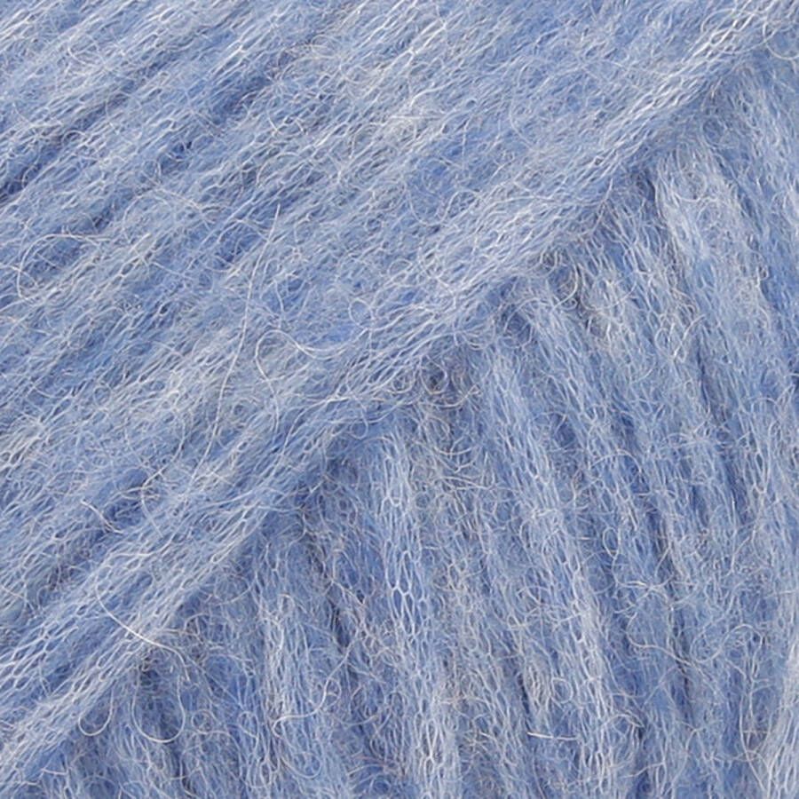 Drops Air Uni Colour 16 blauw Wol Garen